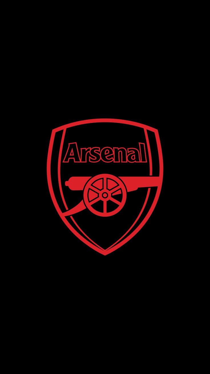 Arsenal BlacknRed 4K Wallpaper